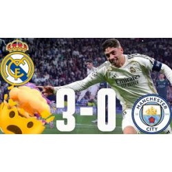 Le Real Madrid a écrasé Manchester City 3-0 à domicile.